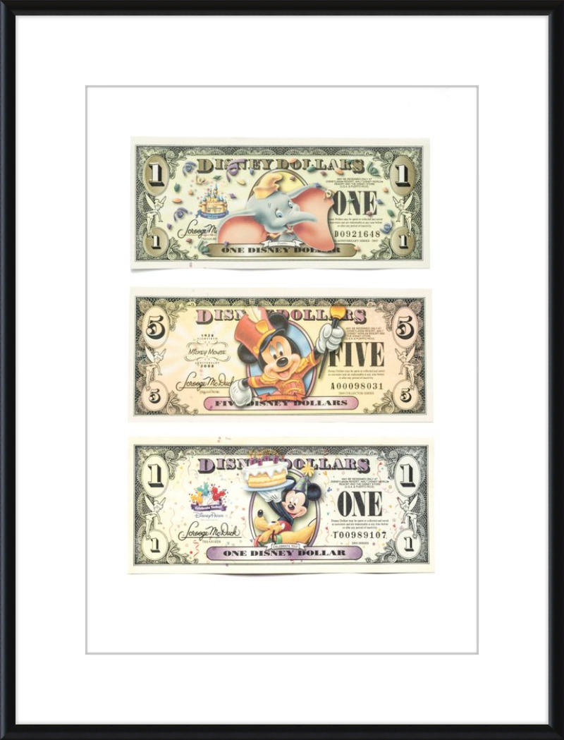 Disney Vintage Dollars - Exclusive Designs