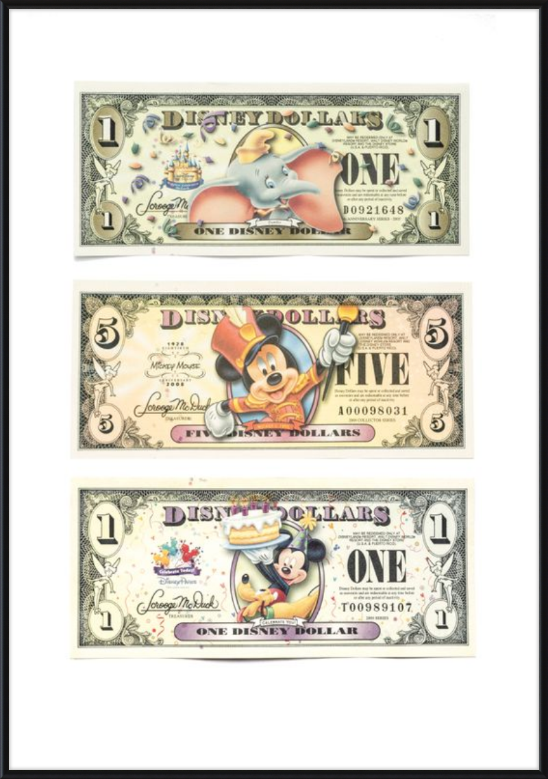 Disney Vintage Dollars - Exclusive Designs