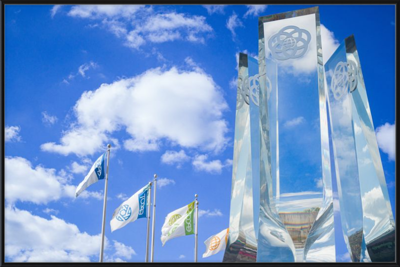 EPCOT Legacy Monument and Flags