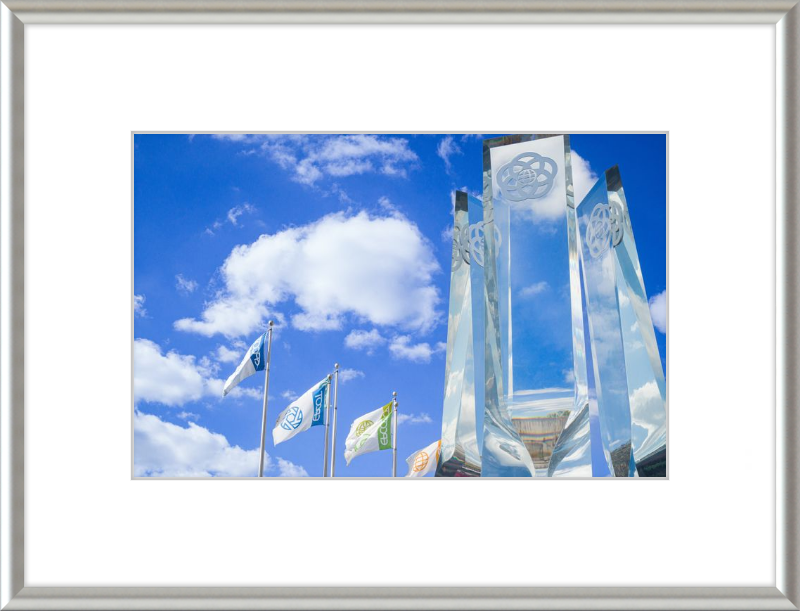 EPCOT Legacy Monument and Flags