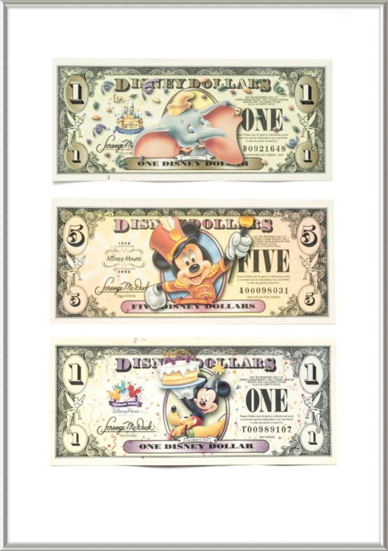 Disney Vintage Dollars - Exclusive Designs