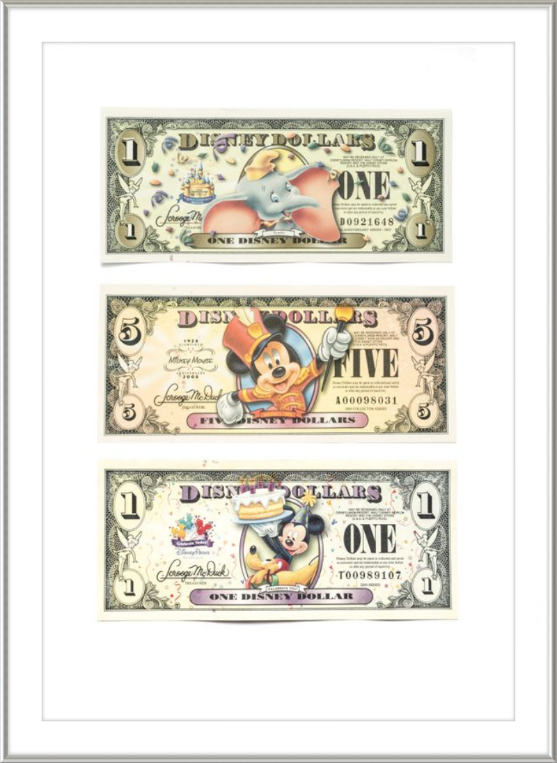 Disney Vintage Dollars - Exclusive Designs