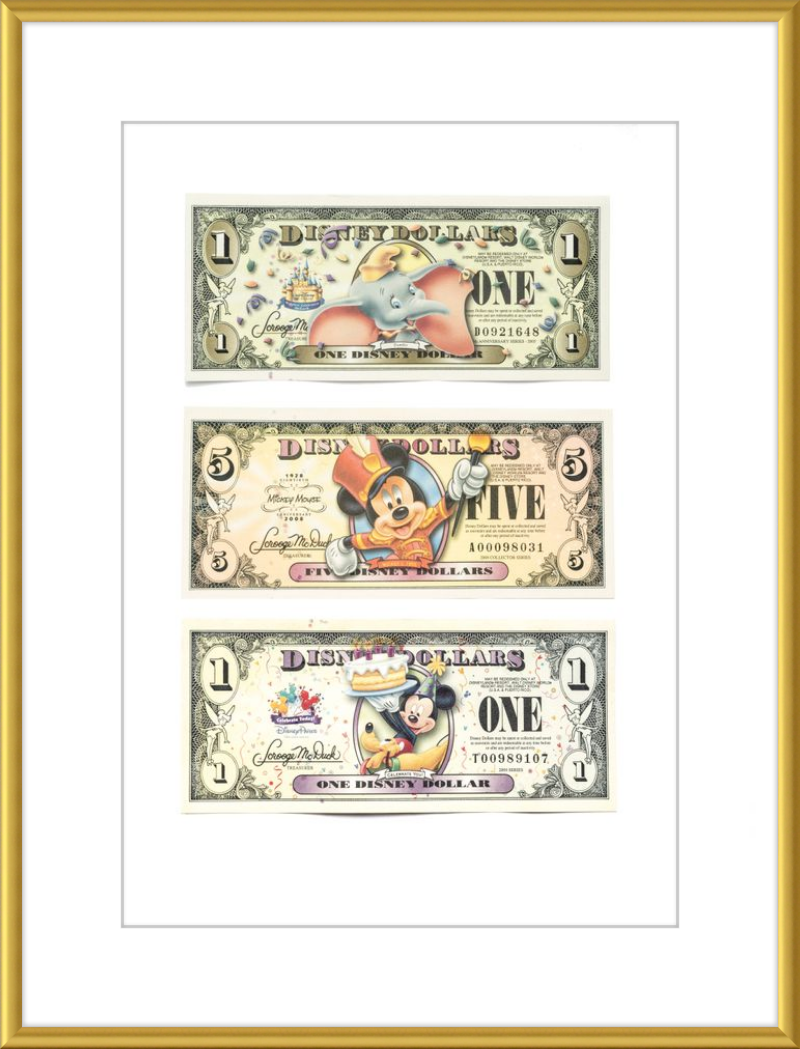 Disney Vintage Dollars - Exclusive Designs