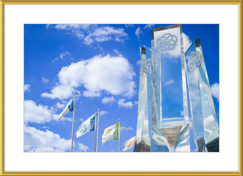 EPCOT Legacy Monument and Flags