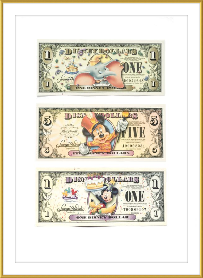 Disney Vintage Dollars - Exclusive Designs