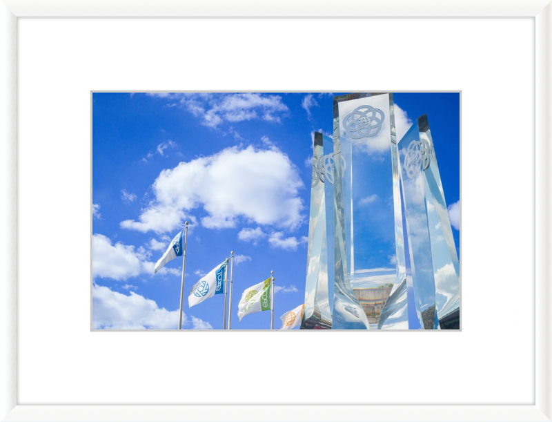 EPCOT Legacy Monument and Flags