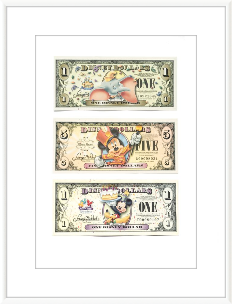 Disney Vintage Dollars - Exclusive Designs