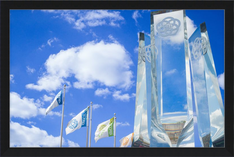 EPCOT Legacy Monument and Flags