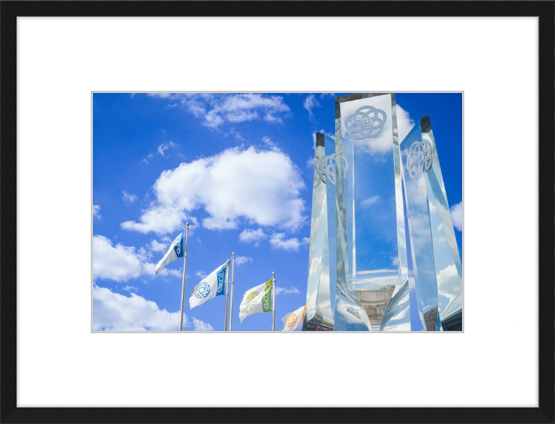 EPCOT Legacy Monument and Flags