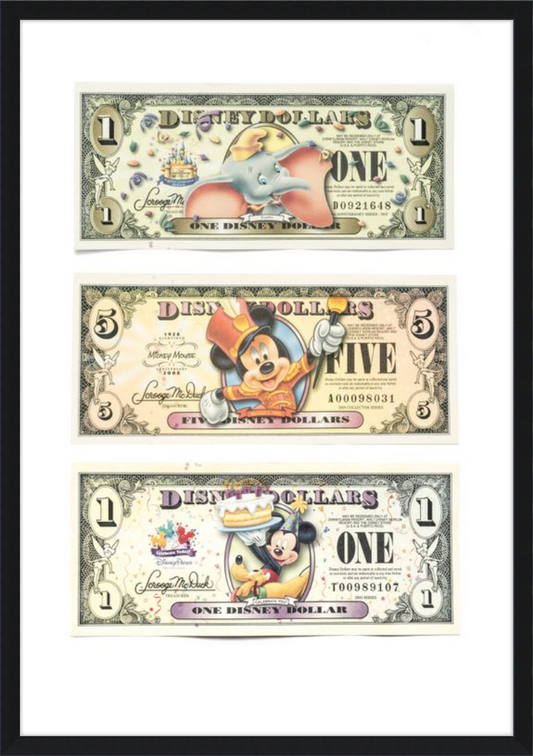 Disney Vintage Dollars - Exclusive Designs