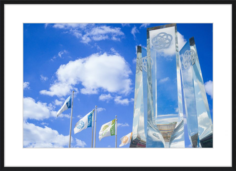 EPCOT Legacy Monument and Flags