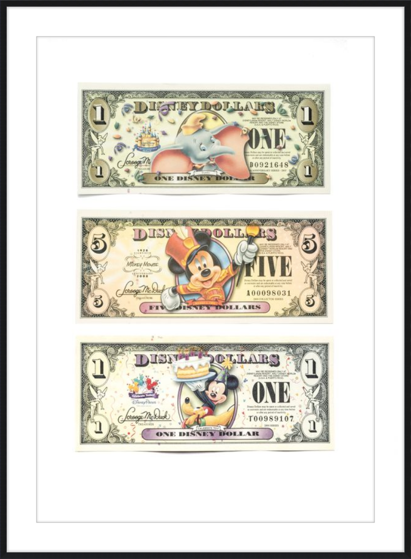 Disney Vintage Dollars - Exclusive Designs