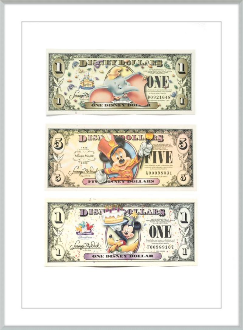 Disney Vintage Dollars - Exclusive Designs