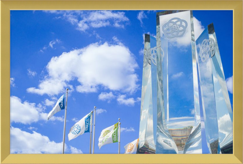 EPCOT Legacy Monument and Flags