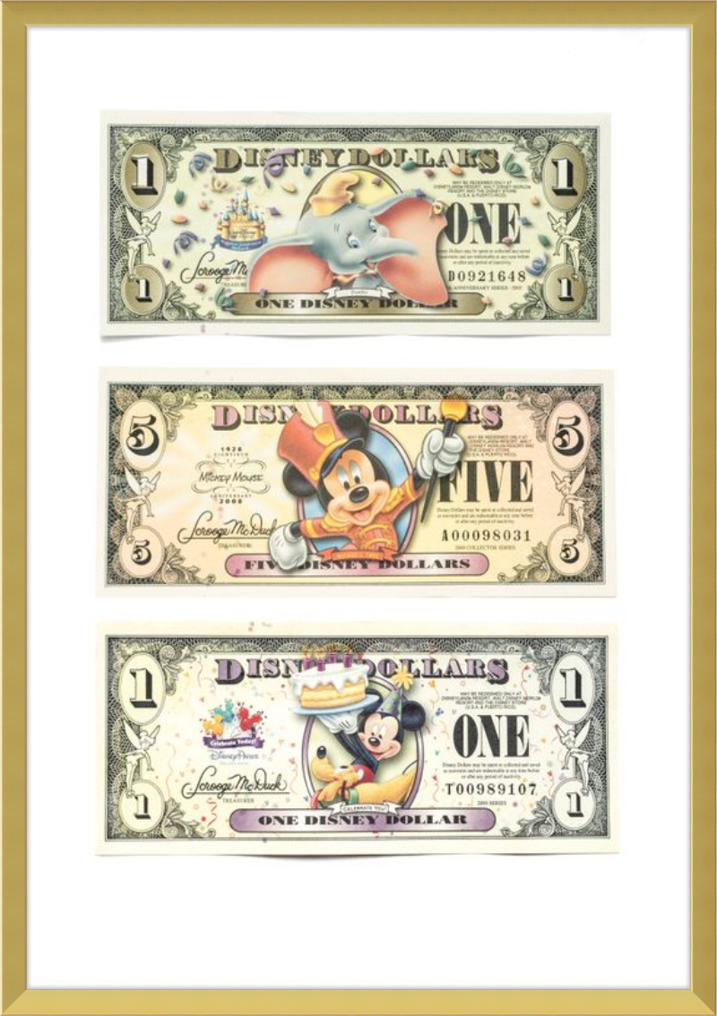 Disney Vintage Dollars - Exclusive Designs