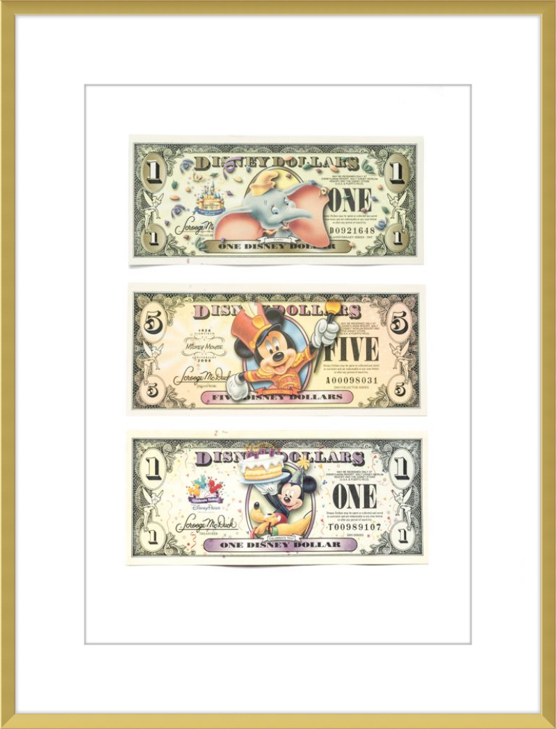 Disney Vintage Dollars - Exclusive Designs