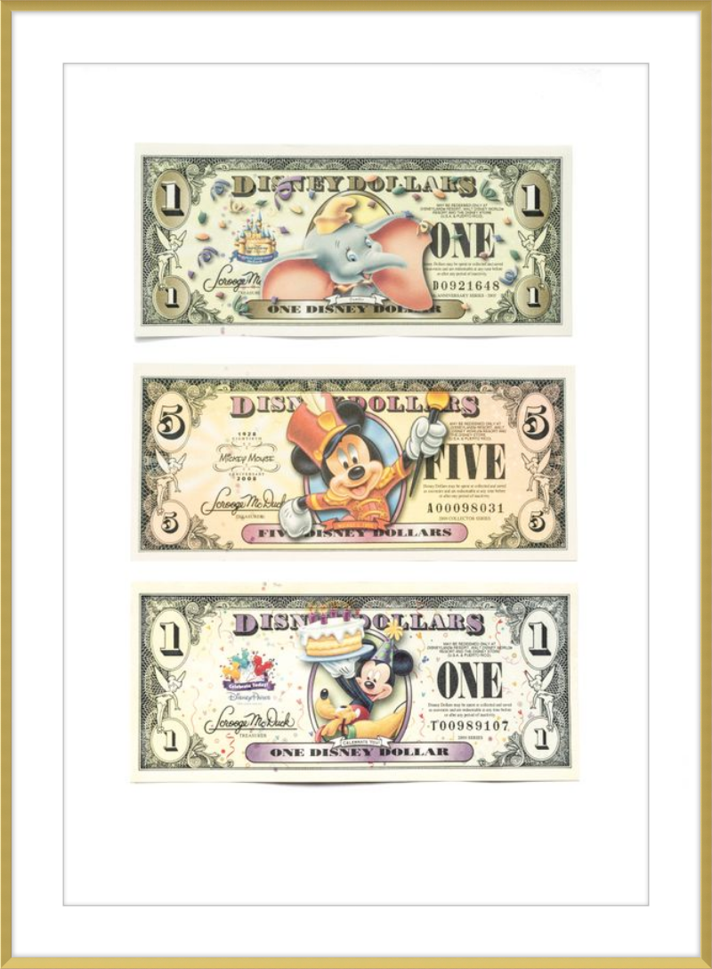 Disney Vintage Dollars - Exclusive Designs