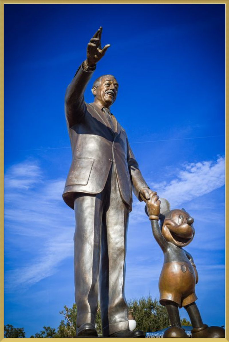 Partners Statue - Walt and Mickey