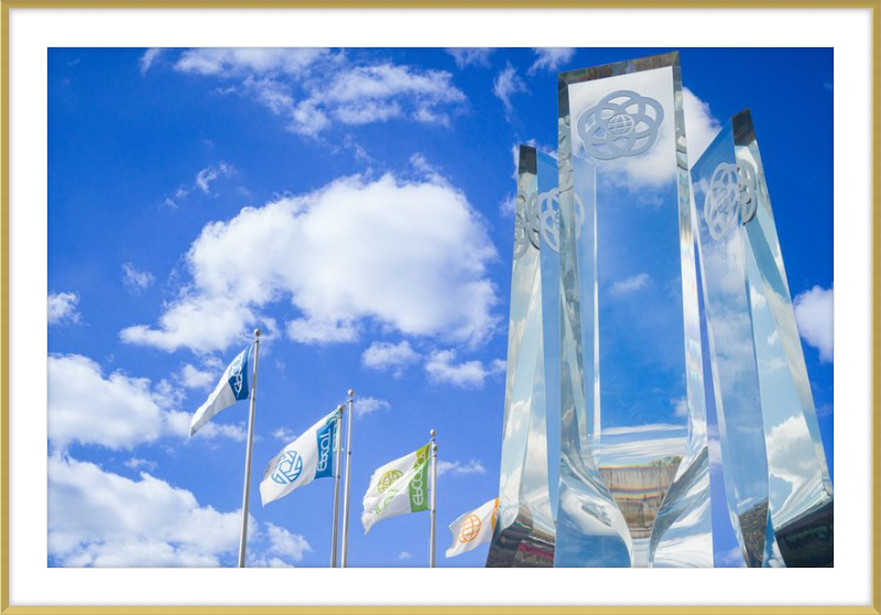 EPCOT Legacy Monument and Flags