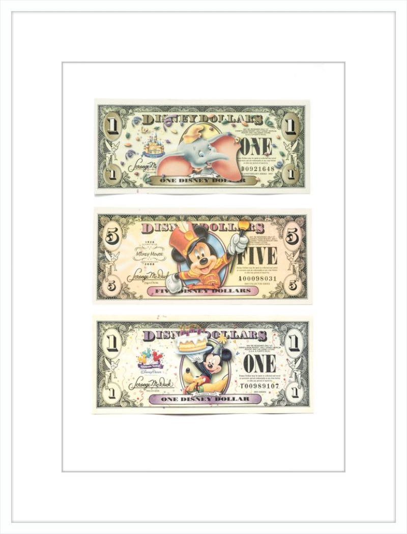 Disney Vintage Dollars - Exclusive Designs