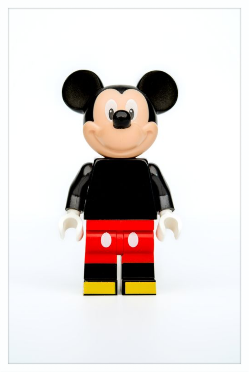 LEGO Mickey Mouse - Iconic Collectible Print