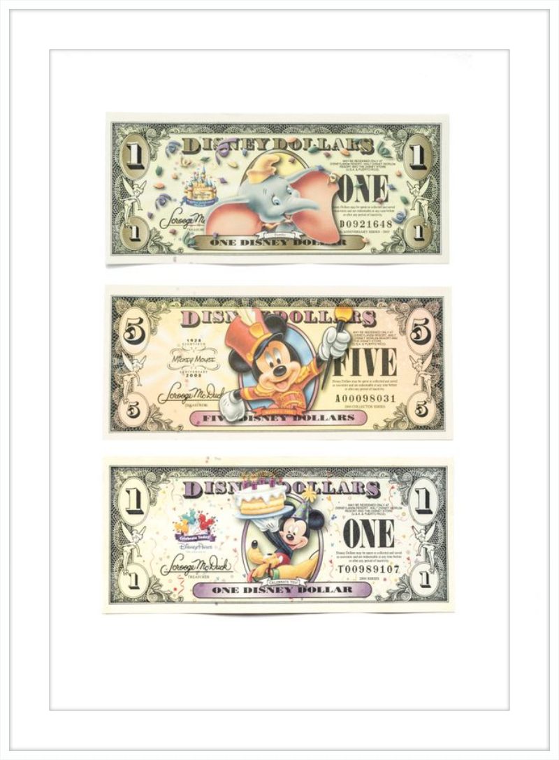 Disney Vintage Dollars - Exclusive Designs