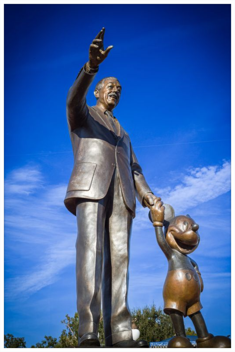 Partners Statue - Walt and Mickey