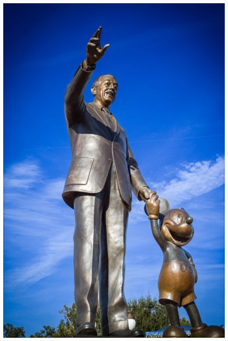 Partners Statue - Walt and Mickey