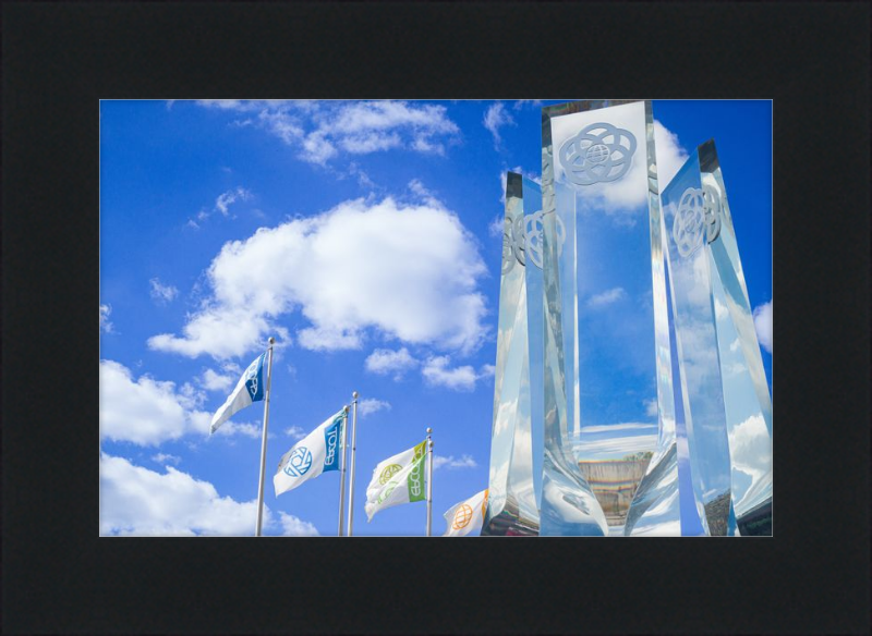 EPCOT Legacy Monument and Flags