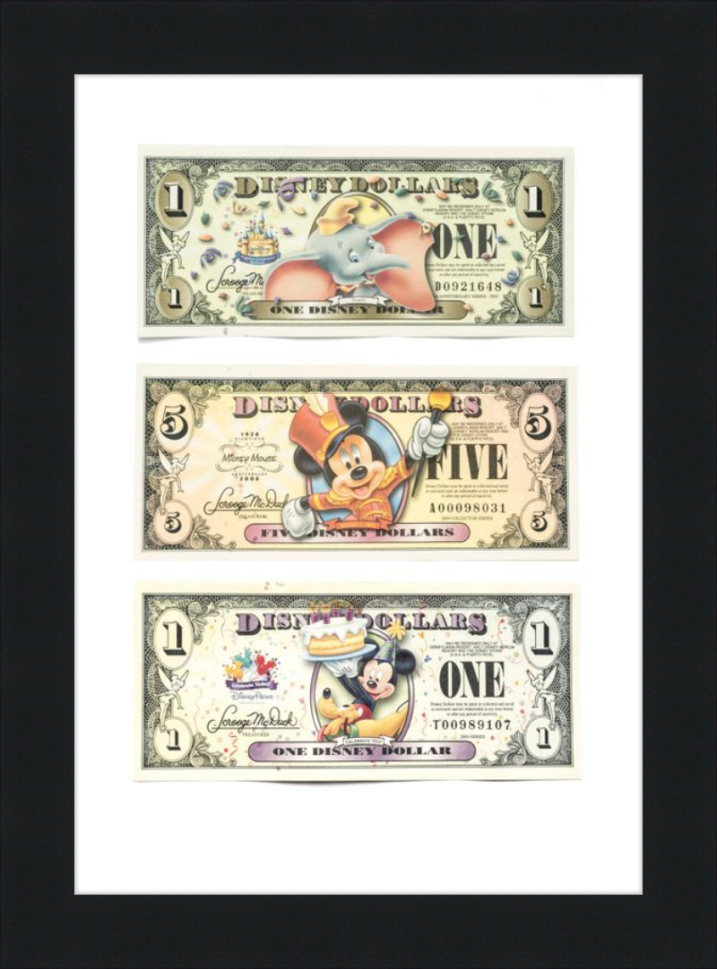 Disney Vintage Dollars - Exclusive Designs