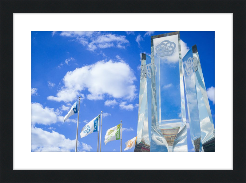 EPCOT Legacy Monument and Flags