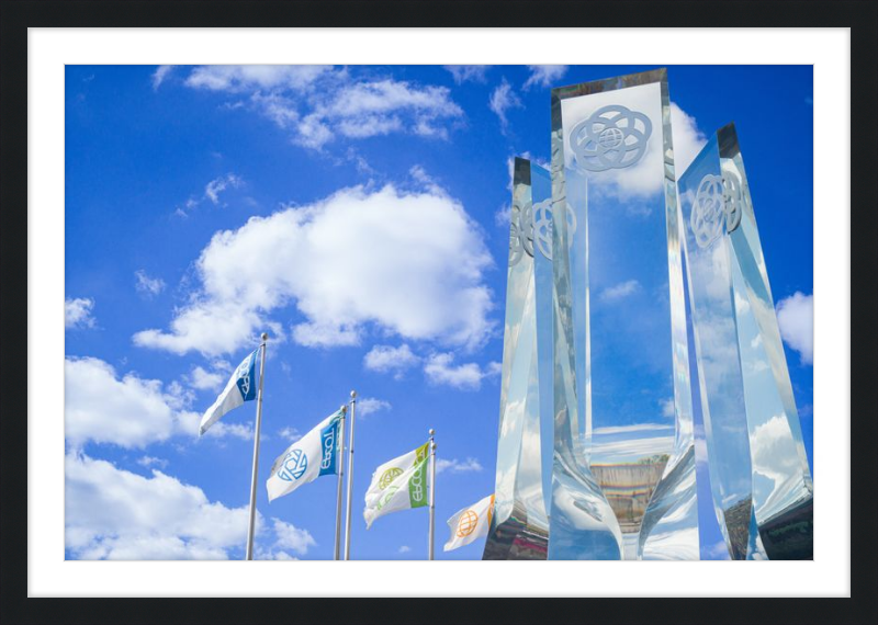 EPCOT Legacy Monument and Flags