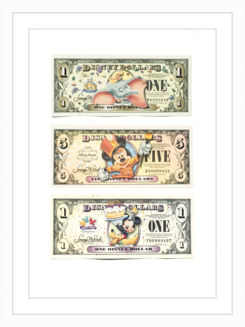 Disney Vintage Dollars - Exclusive Designs