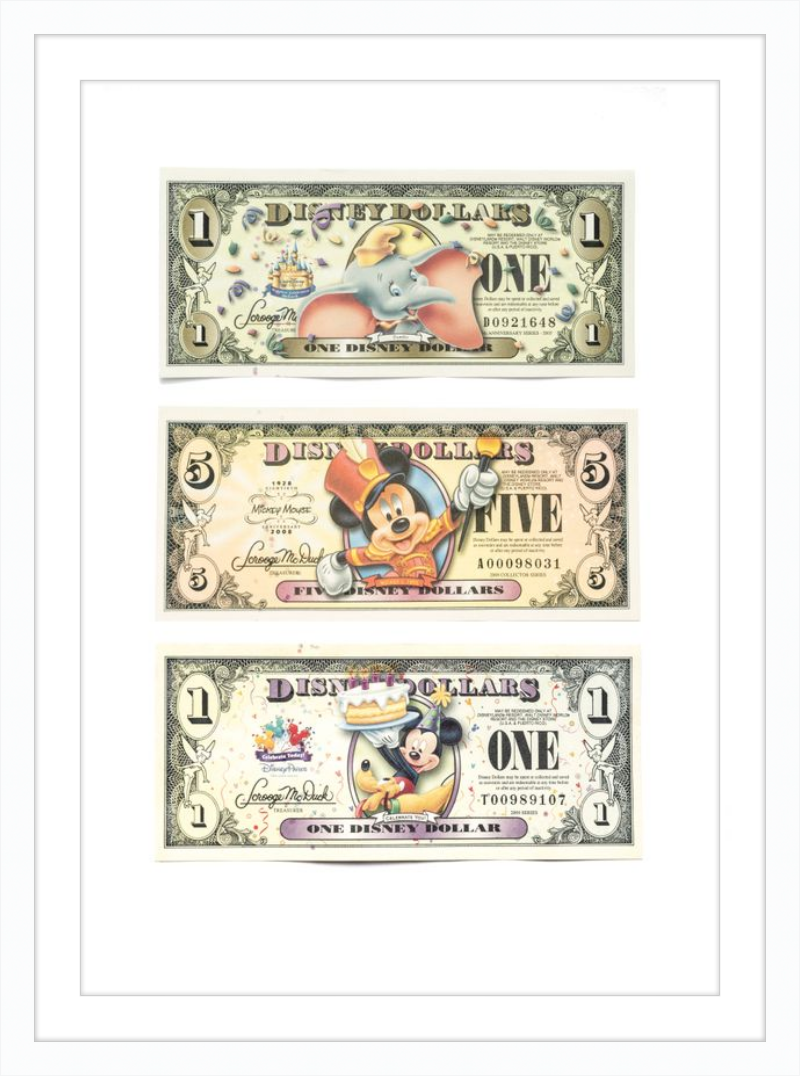 Disney Vintage Dollars - Exclusive Designs