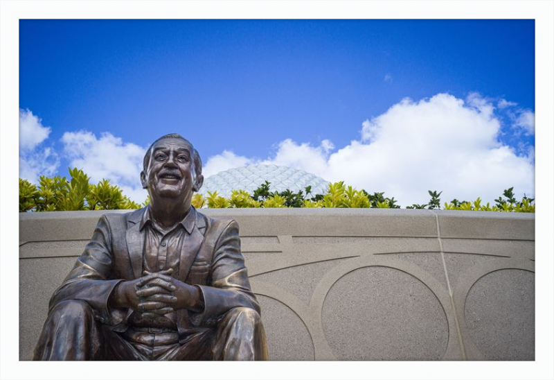 Walt Disney Statue at EPCOT