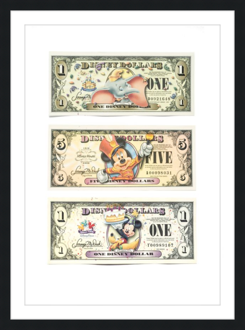 Disney Vintage Dollars - Exclusive Designs