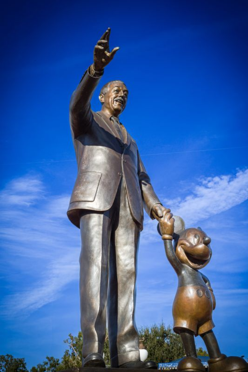 Partners Statue - Walt and Mickey