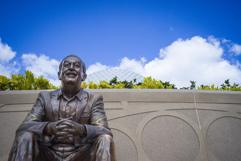 Walt Disney Statue at EPCOT